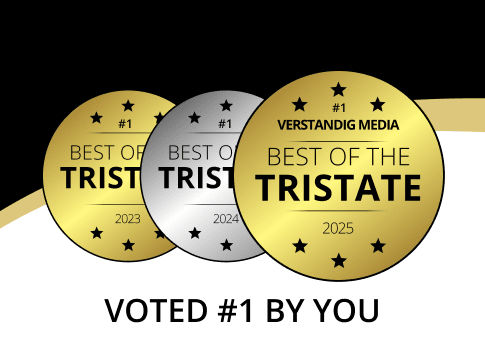 Tristate award graphic for best dog training Good Dog Paws