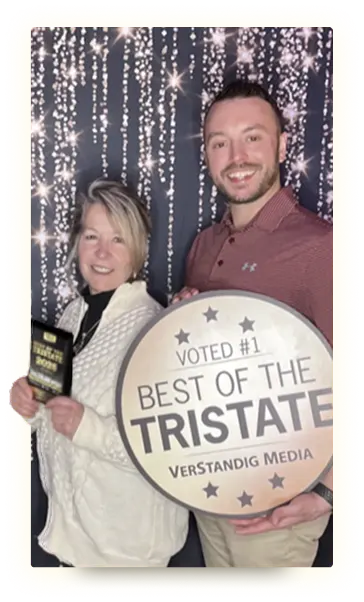 Helen and Kyde posing for Tristate Award
